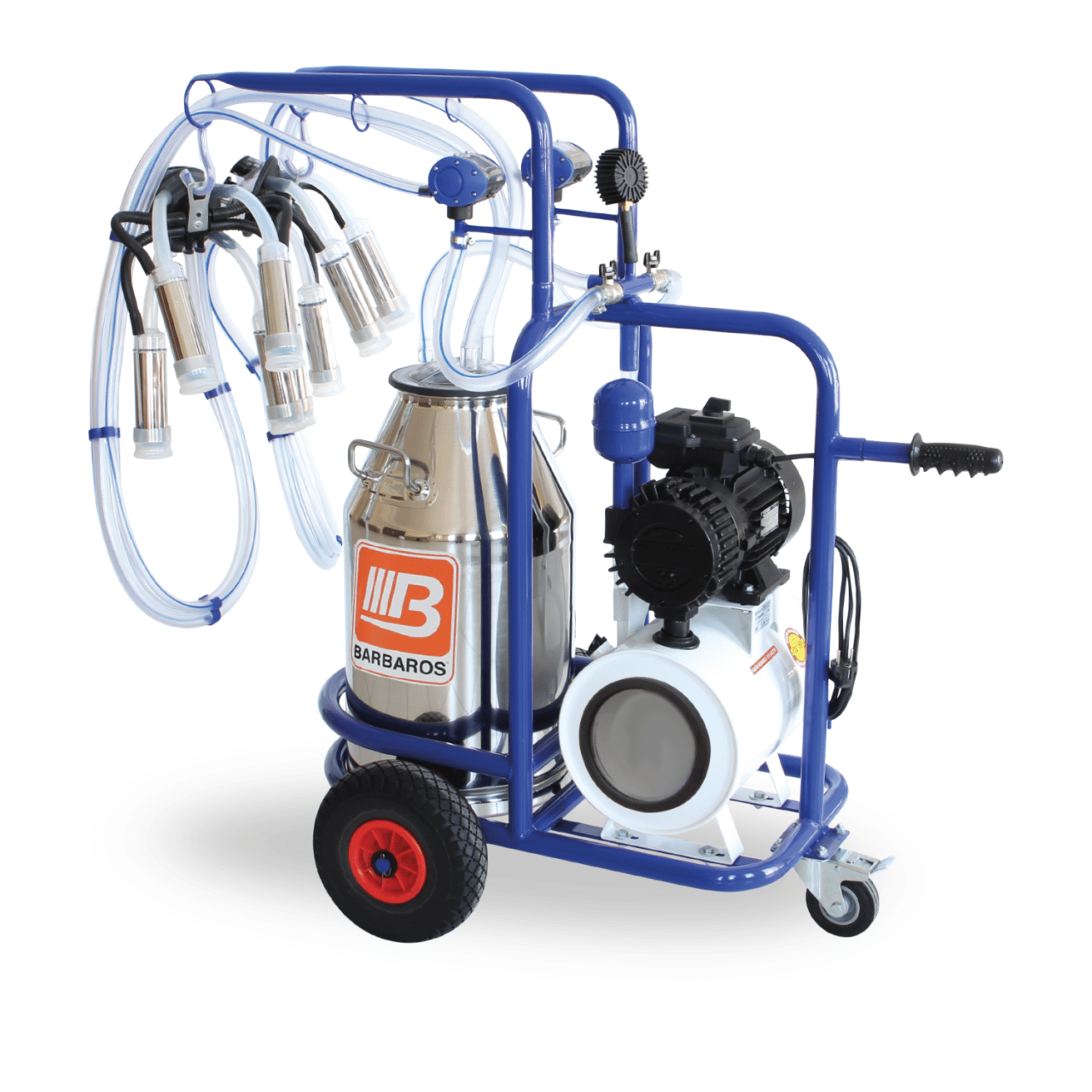 Bartech Gold Kuru Tip Çiftli İnek Sağım Makinesi - Alüminyum Güğüm