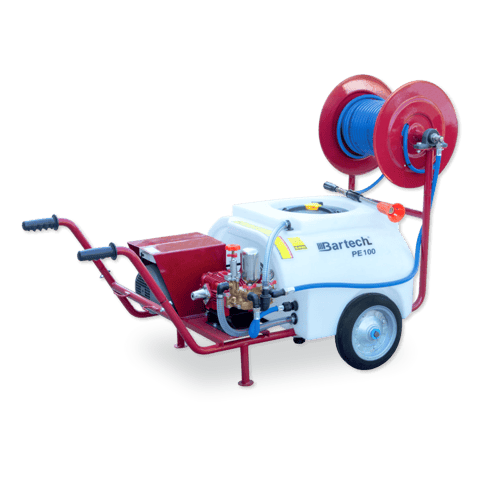 Bartech PE-100 Elektrikli İlaçlama Makinesi 100 Litre - 22'lik Pompalı