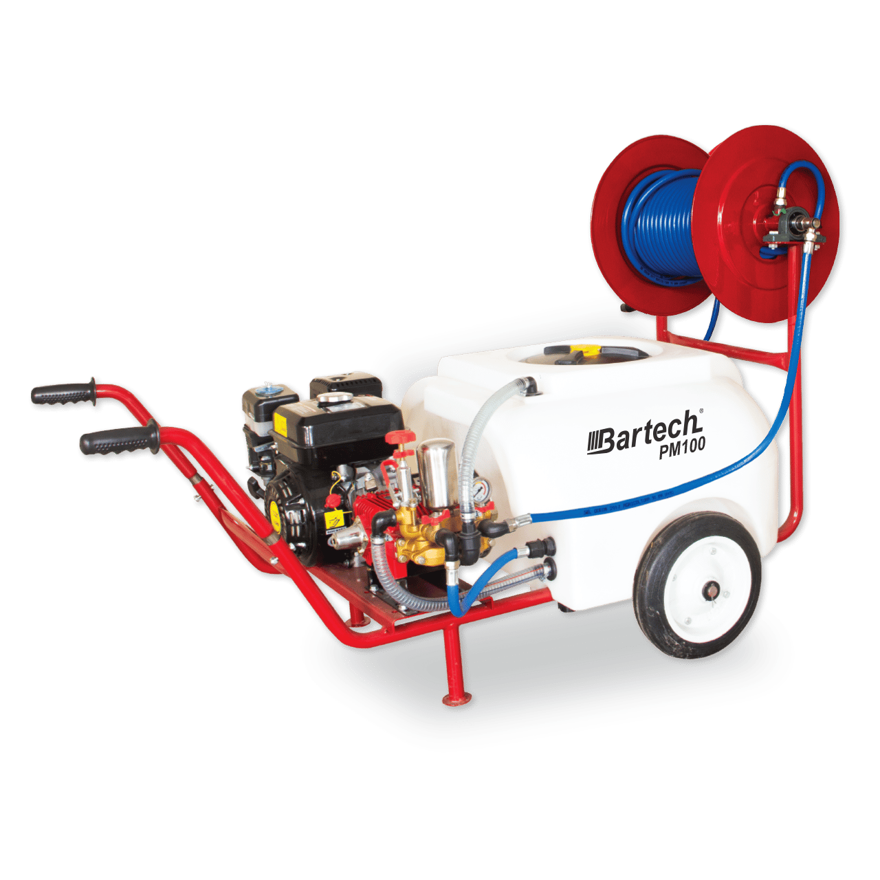 Bartech PM-100 Benzinli İlaçlama Makinesi 100 Litre - 22'lik Pompalı