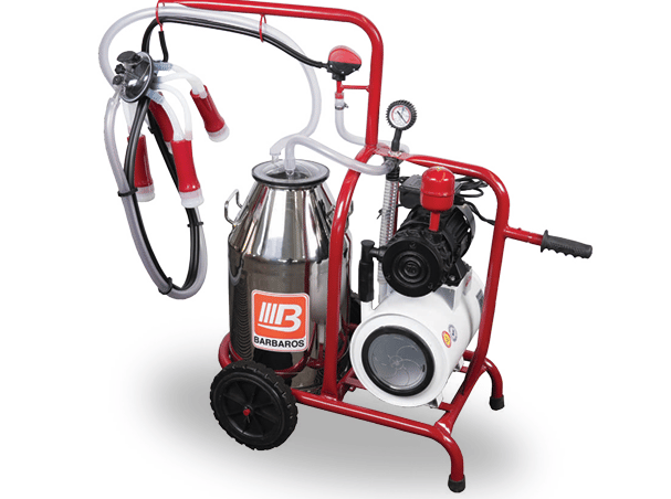 Bartech Üniversal Yağlı Tip Tekli İnek Sağım Makinesi - Paslanmaz Güğüm