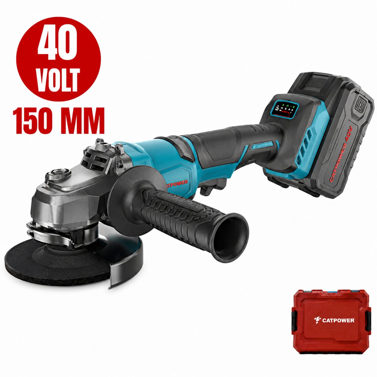 Catpower 4432 Kömürsüz Akülü Avuç Taşlama 150 mm Li-ion 40V