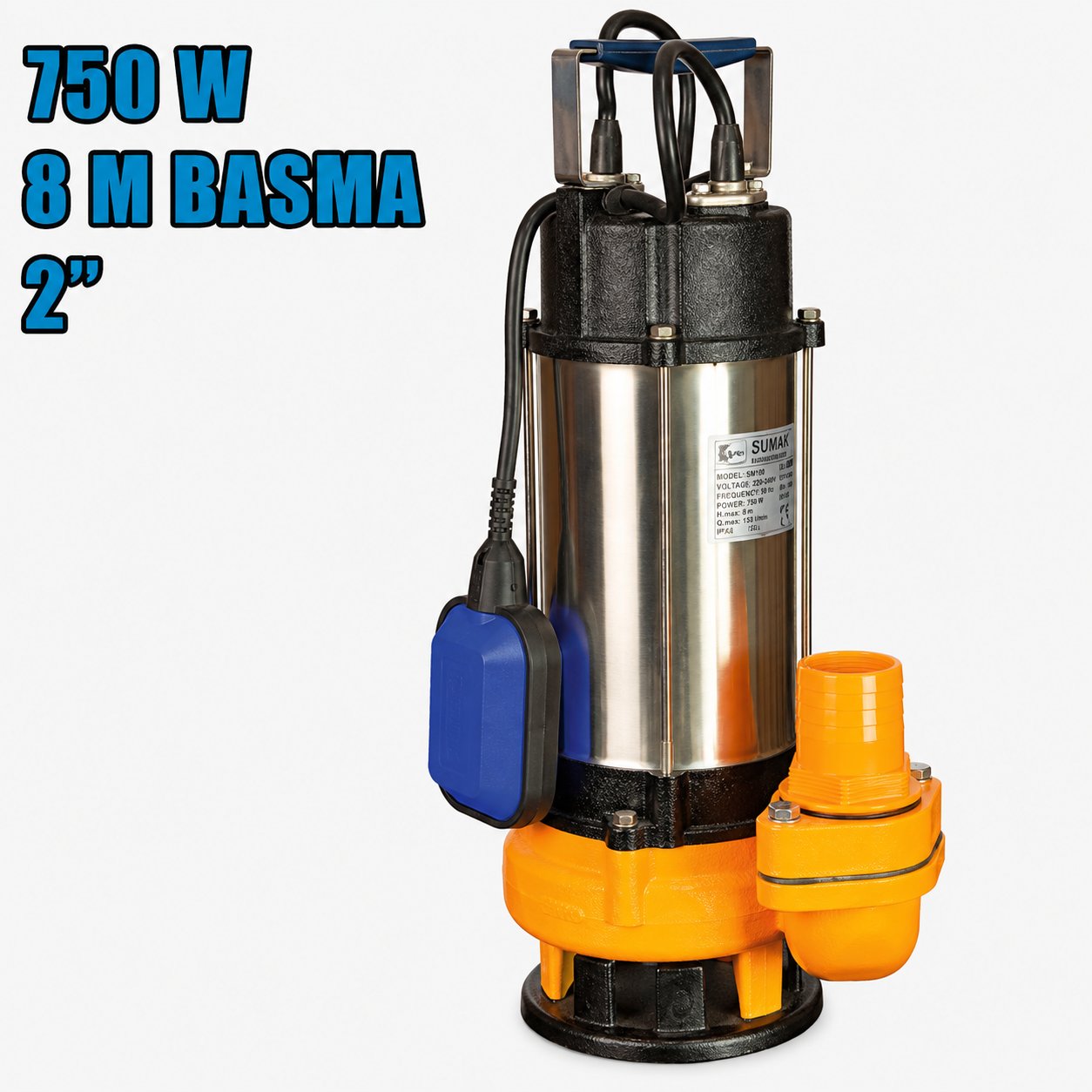Catpower 620 Foseptik Kırıcılı Dalgıç Pompa 1 HP