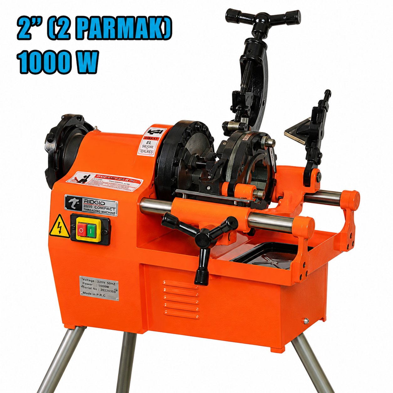 Catpower 8802 Tezgahlı Pafta 2 inç 1000W