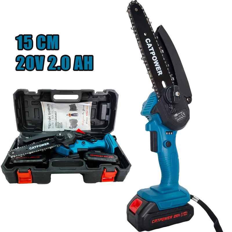 Catpower CAT1330 Akülü Dal Kesme 15 cm Li-ion  20V 2.0 Ah