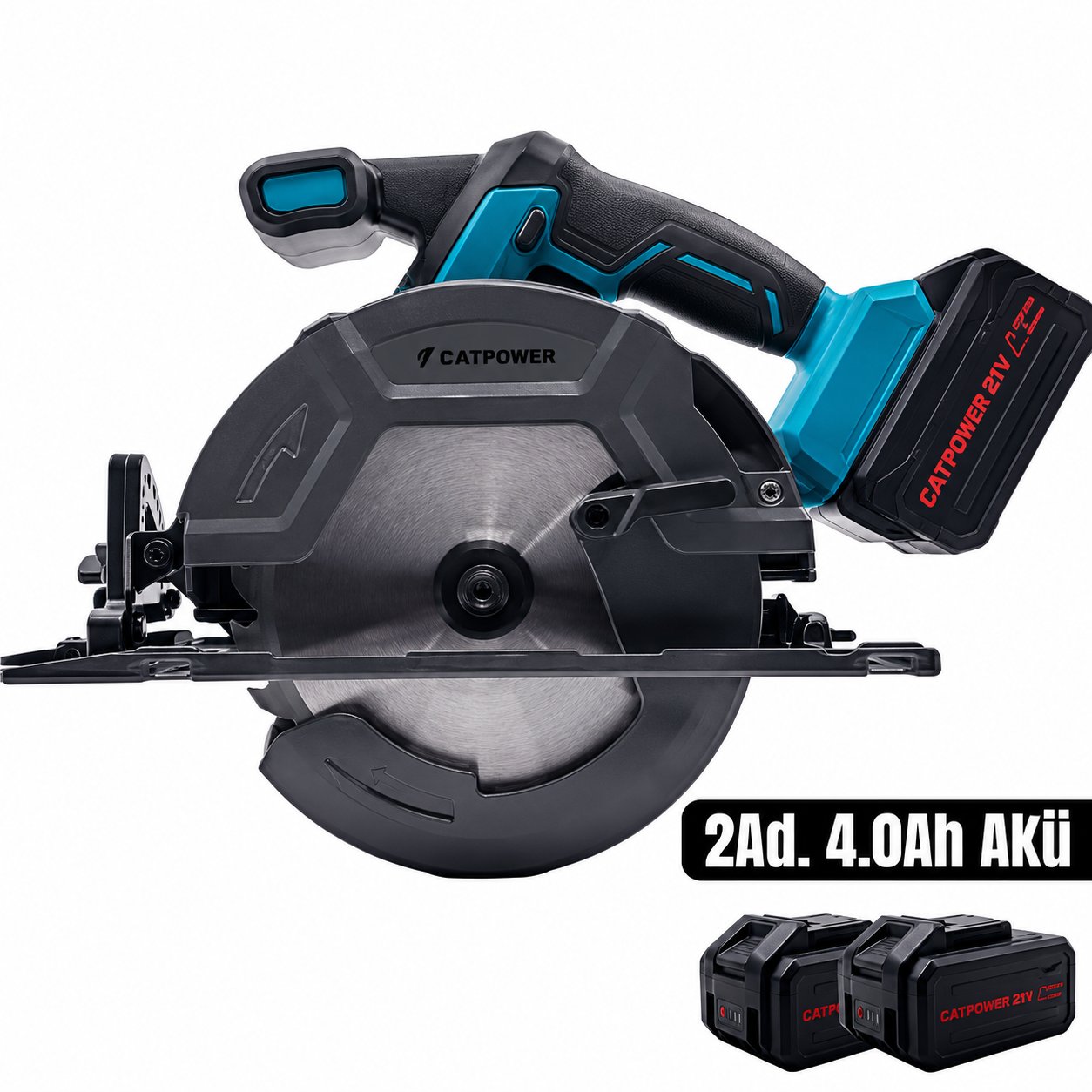 CatPower CAT4131 Kömürsüz Akülü Sunta Kesme 20 v Li-ion 2 x 4 ah Akü Şarj Cihazı