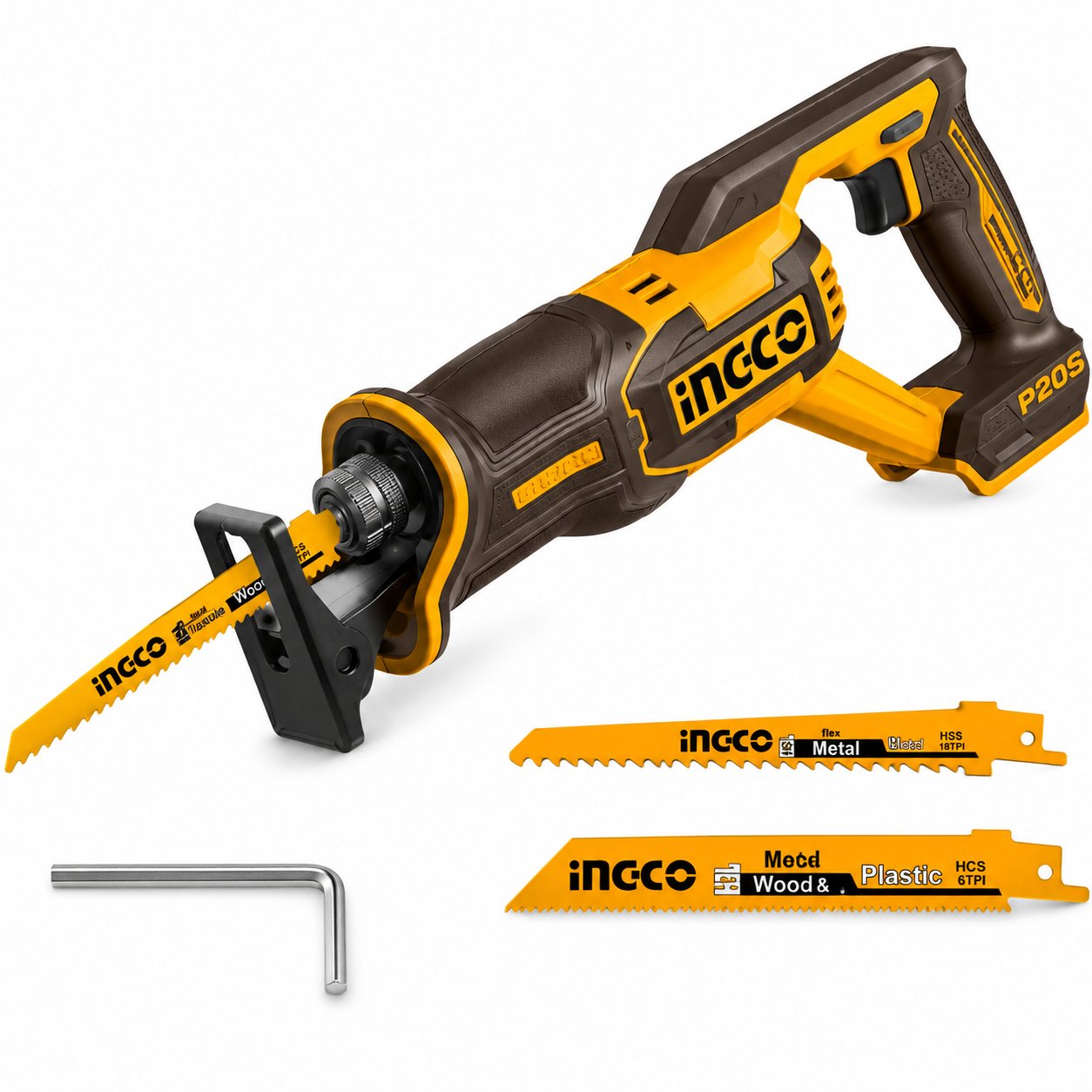 Catpower ING-CRSLI2108 Li-ion Kömürsüz Akülü Tilki Kuyruğu Testere 20V