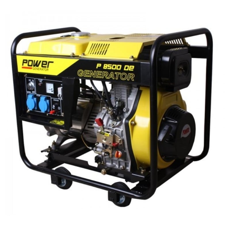 Ex Power P-8500DET Dizel Jeneratör – 7.0 kW – Trifaze – Açık Kasa – Marşlı / İpli