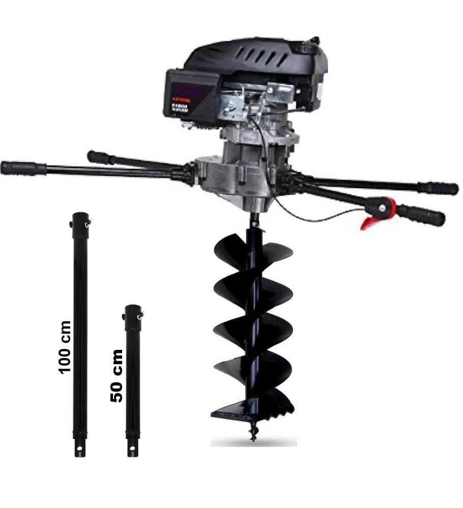 Gardenpro Ağır Hizmet Toprak Burgu Makinası 6.5 Hp 300 mm