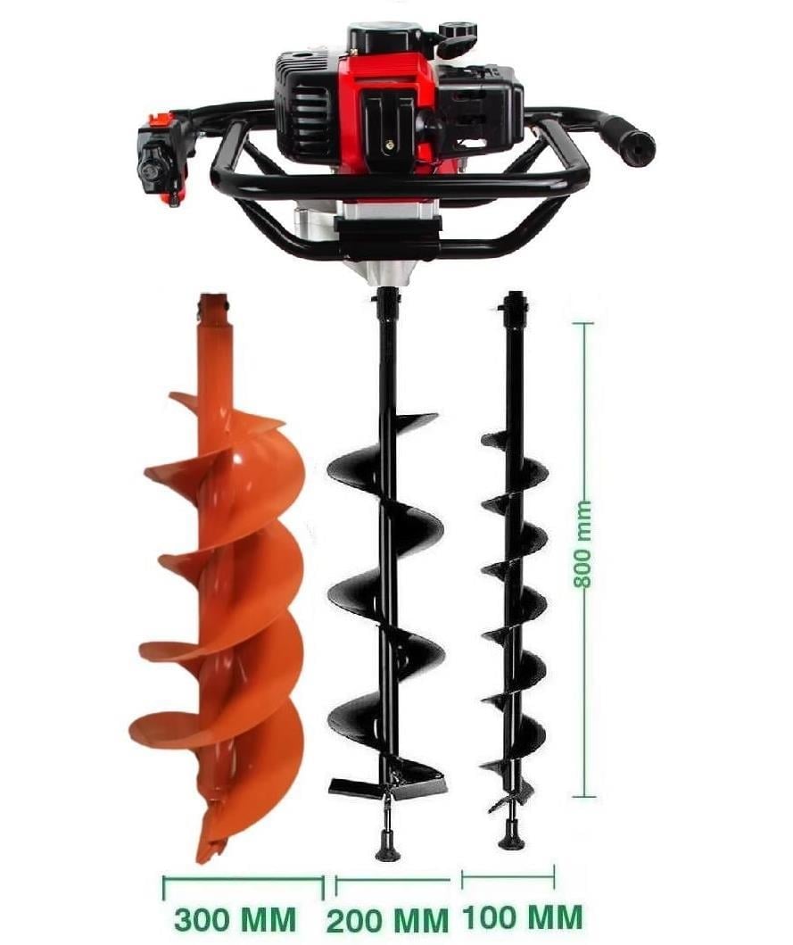 Gardenpro TKDZ-03/52 Toprak Burgu Makinası Set-2