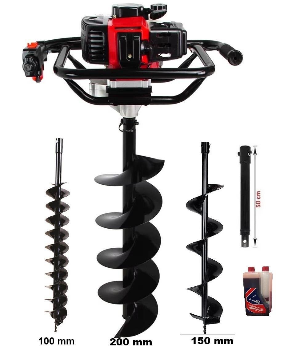 Gardenpro TKDZ-03/52 Toprak Burgu Makinası Set-1