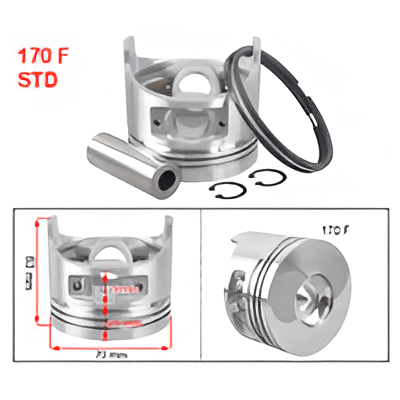 General Power Piston Sekman Seti 5.0 HP 73 mm STD