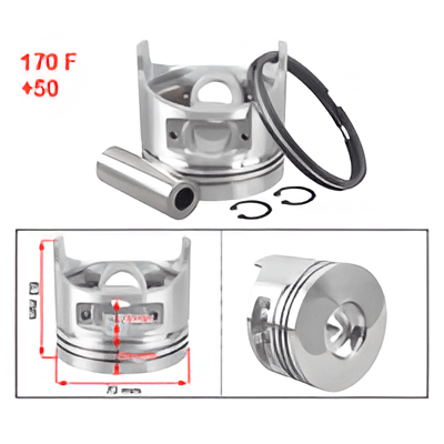 General Power Piston Sekman Seti 5.0 HP 73 mm +0.50