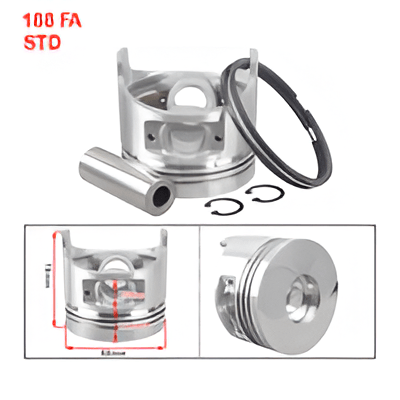 General Power Piston Sekman Takımı 12 Hp FA Tipi 88 mm Std