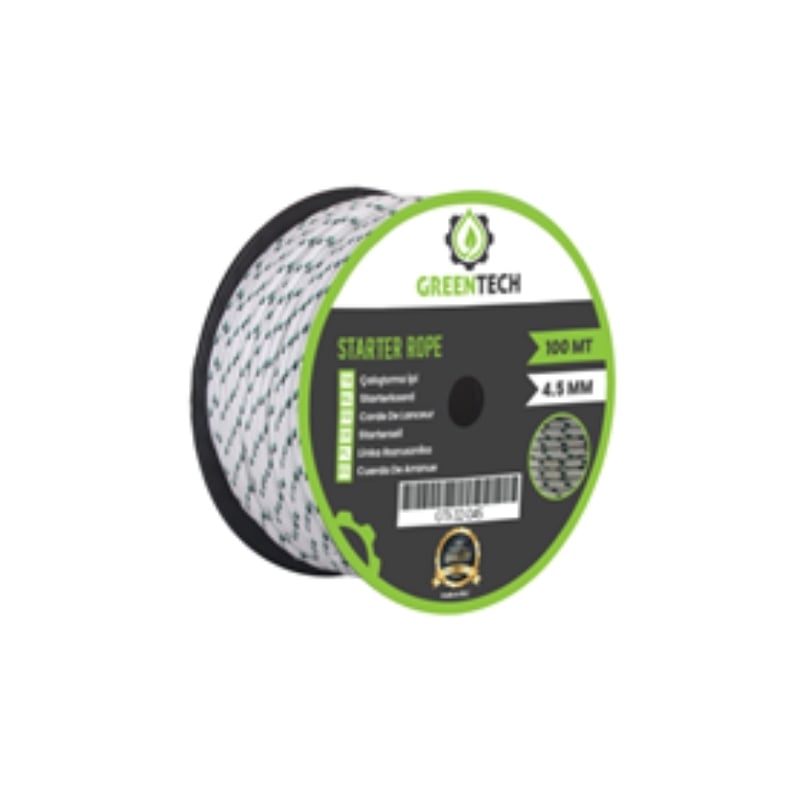 Greentech Çekme İpi 100 mt 4.5 mm Yüksek Mukavemetli Polyamid Halat