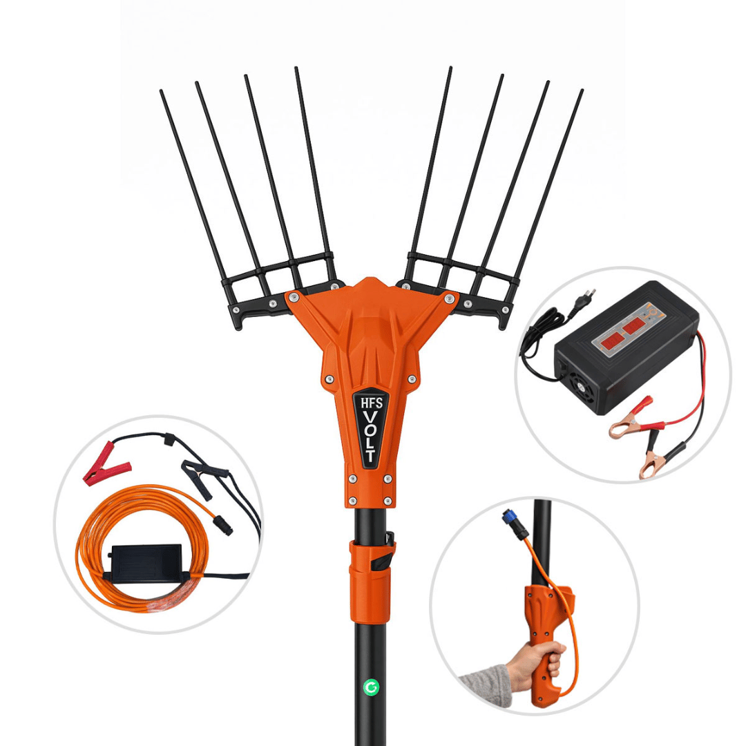 HFS 34V Akülü Zeytin Hasat Makinesi + 12Ah/12V Akü Şarj Cihazı