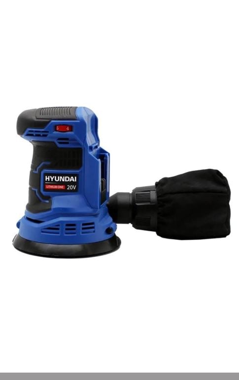 Hyundai HSO202-1X2A Akülü Zımpara Eksantrik 20V (Akü ve Şarj Dahil)