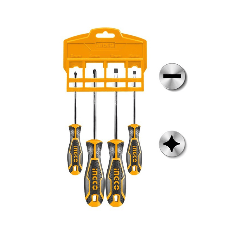 Ingco HKSD 0428 4'lü Tornavida Seti