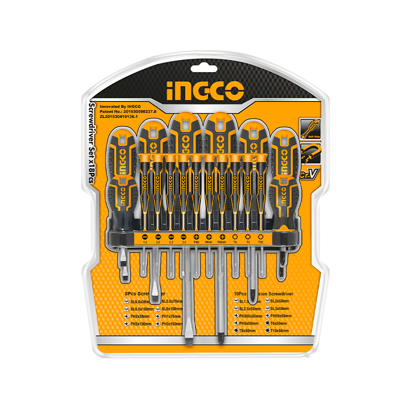 Ingco HKSD1828  18 Parçalı  Tornavida ve Hassas Tornavida Seti