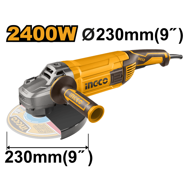 Ingco ING-AG24008E Avuç Taşlama 230 mm 2400 Watt