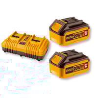 Ingco ING-FBCPK2425E Li-ion Akü ve Şarj Cihazı Seti 20V 5.0Ah