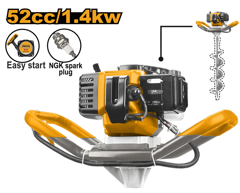 Ingco ING-GEA55221-1 Benzinli Toprak Delme