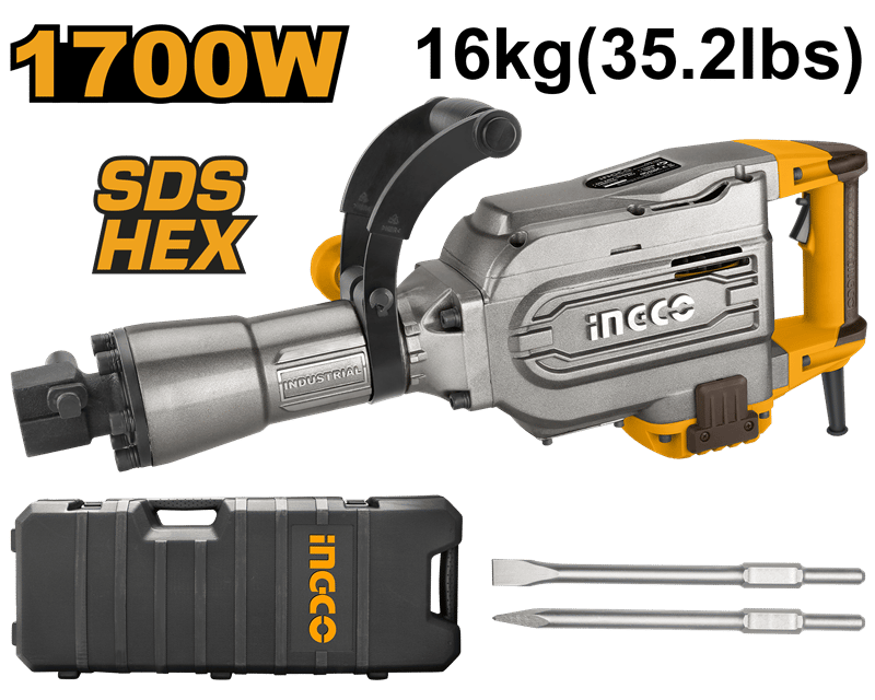Ingco ING-PDB17008 Kırıcı Hex 16 kg 1700 Watt