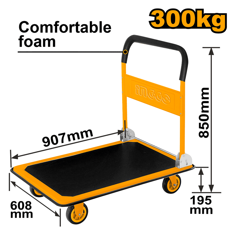 Ingco Katlanabilir Platform El Arabası 300 Kg