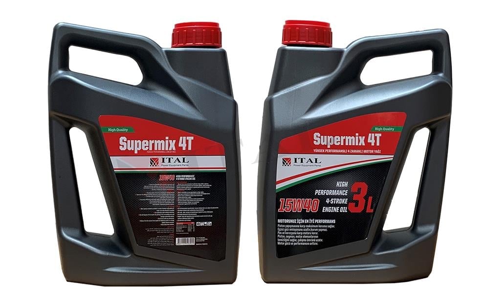 Ital 4 Zamanlı Motor Yağı Supermix 3 LT (15W-40)