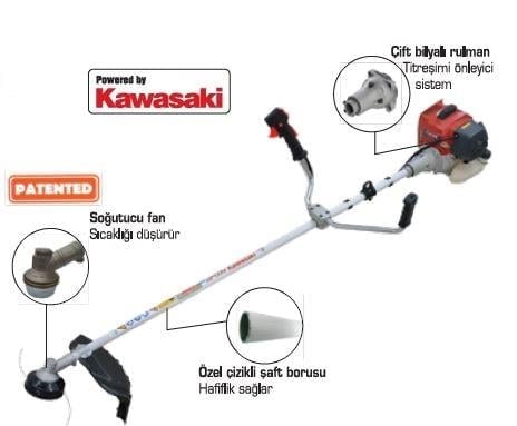 Kawasaki Mikawa  X800 Evo Benzinli Yan Tırpan (Easy Start)