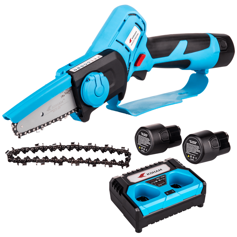 Koham KH-3GXD40HS10.8B – 300 W – 10 cm Pala – 2 Adet 2.5 Ah Akü -Akülü Budama Testeresi-Şarj Cihazı Dahil