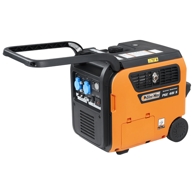 Oleo-Mac PGE 48i S EUR5 Benzinli Sessiz İnverter Jeneratör – 4,5 kW – Monofaze – Marşlı / İpli