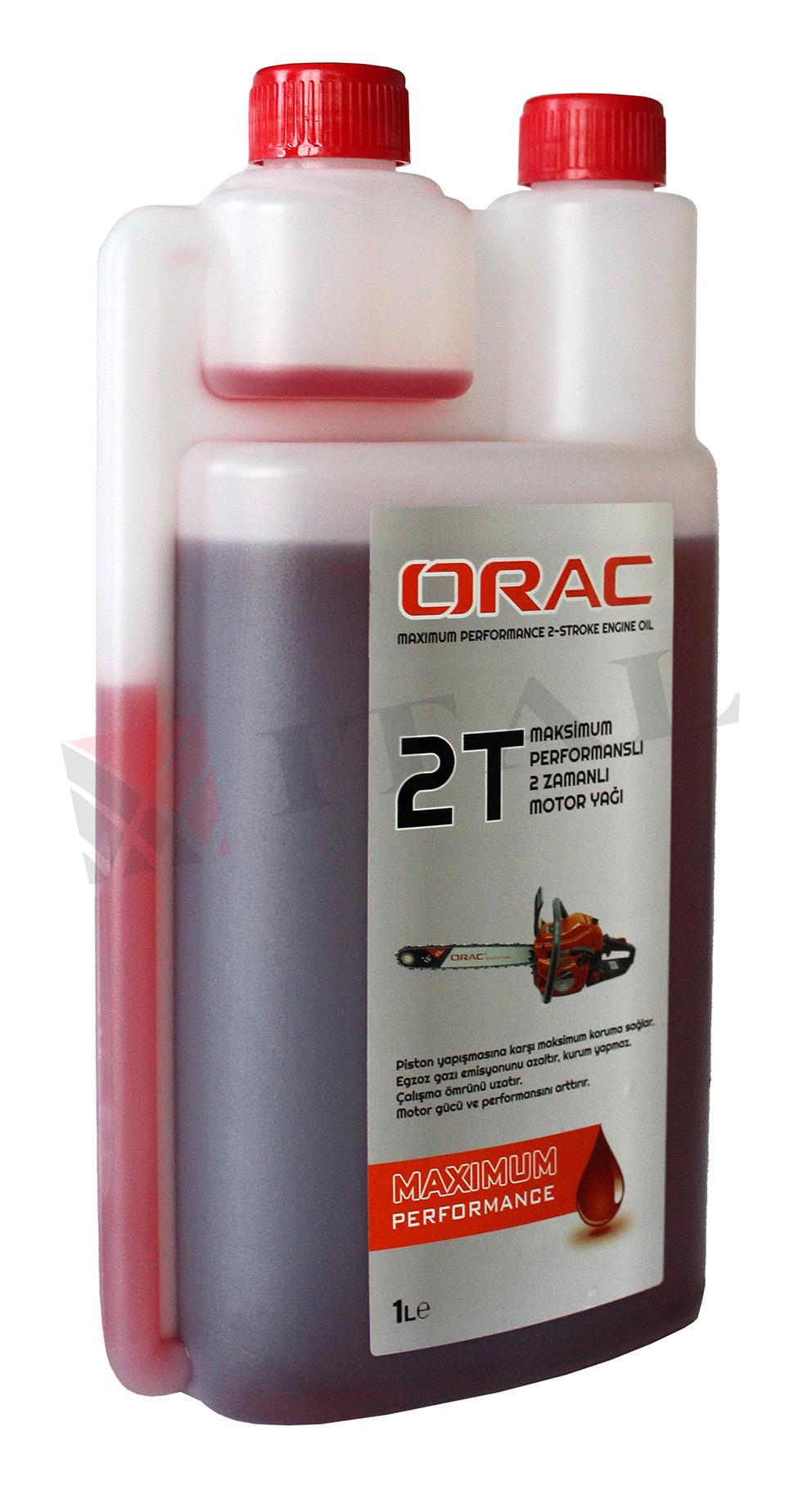 Orac 2 Zamanlı 1LT Ölçekli Motor Yağı Kırmızı