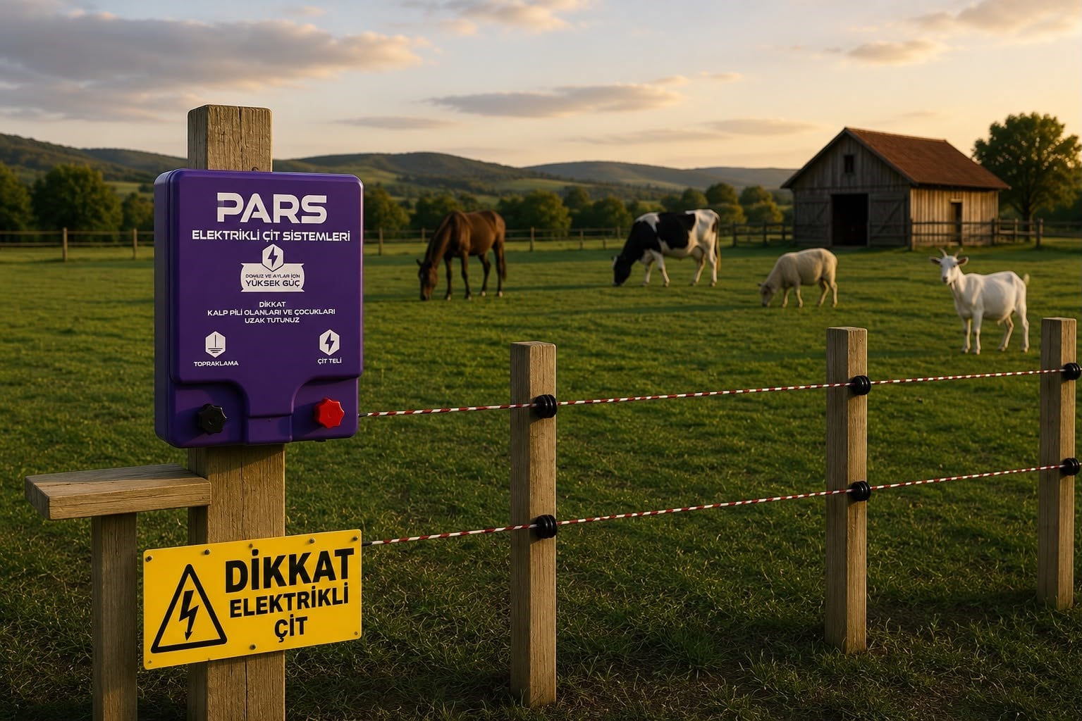 Pars Ranger 5000 M2 Elektrikli - Sensörlü Elektrikli Çit Sistemi