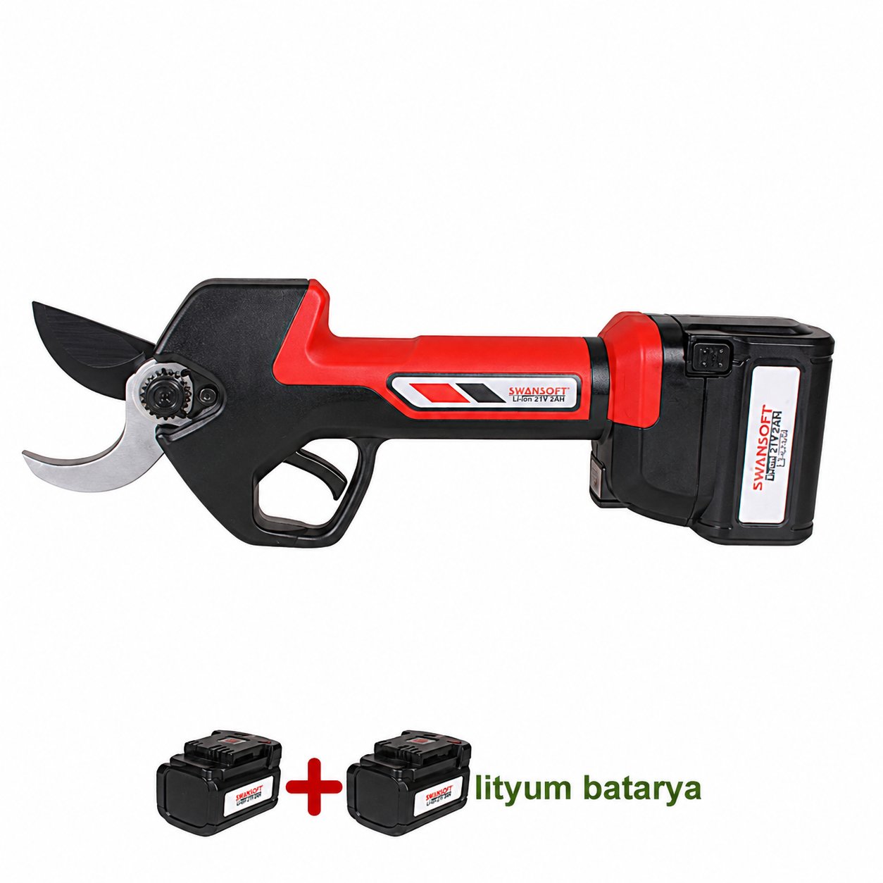 Samsung GSP-370ECO Akülü Budama Makası 37 mm 1+1 Bataryalı 4.0 ah
