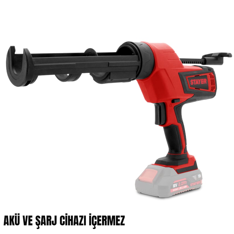 Stayer CGL20  Akülü Silikon Tabancası 18V Li-ion 2.0Ah/6.0Ah  (Akü ve Şarj Aleti Hariç)
