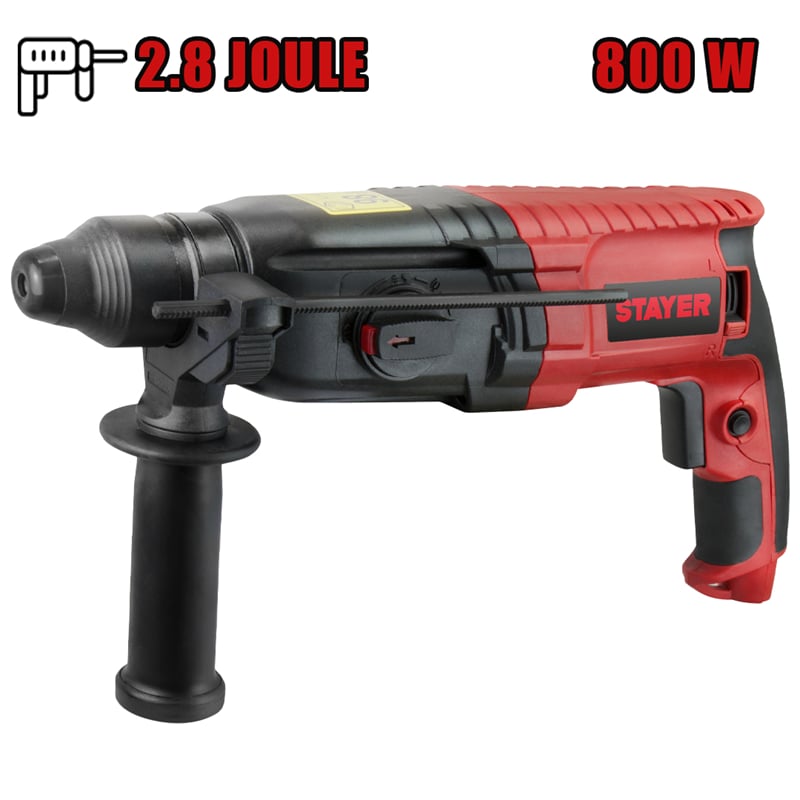 Stayer STY-HD26BK Darbeli  Kırıcı-Delici 2.8J 800 W