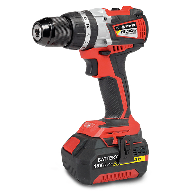 Stayer STY-PBL2034PK Akülü Vidalama 18V Li-ion 4.0Ah