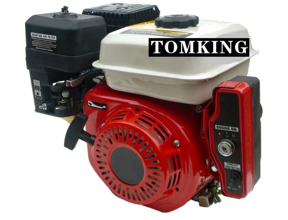 Tomking TK168 E Marşlı Benzinli Motor Kamalı Krank 6,5 Hp