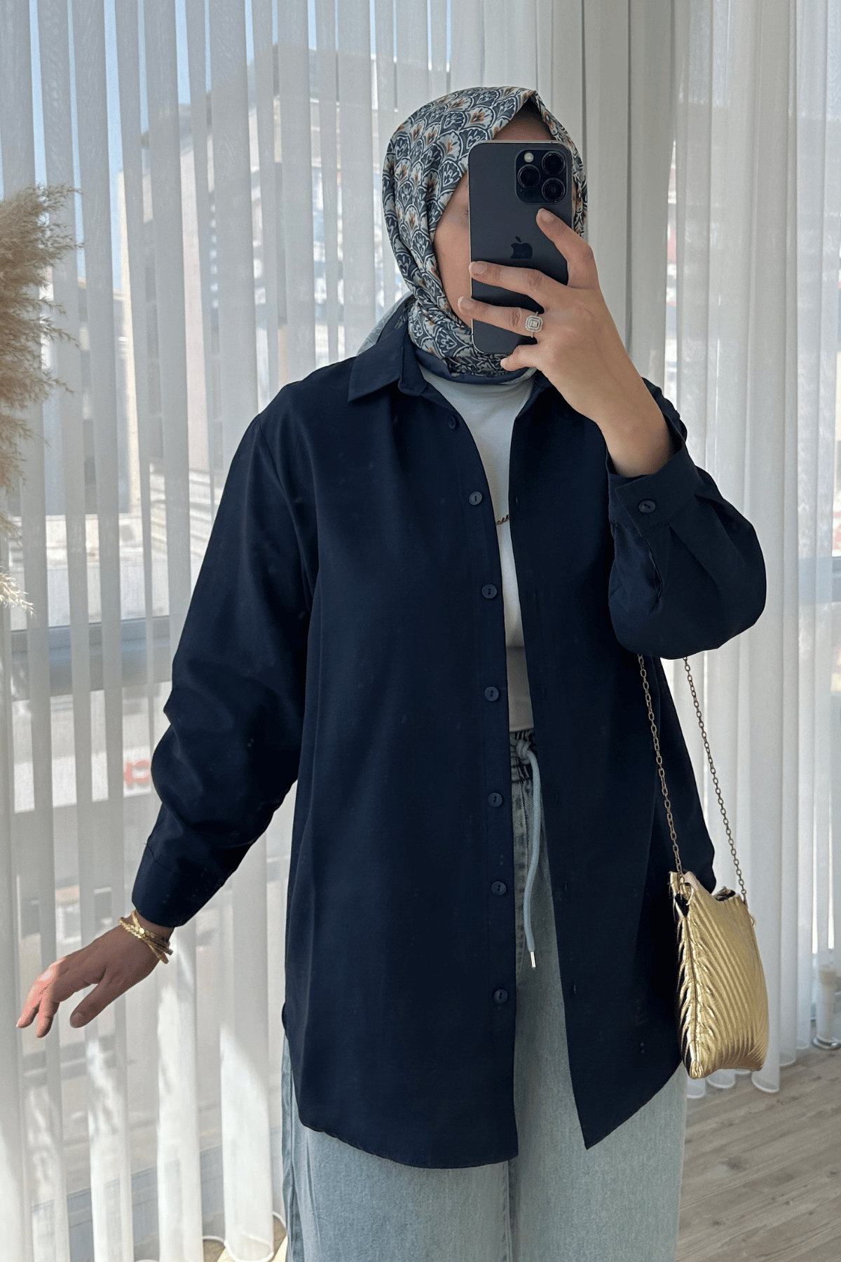 Basic Gömlek - Lacivert