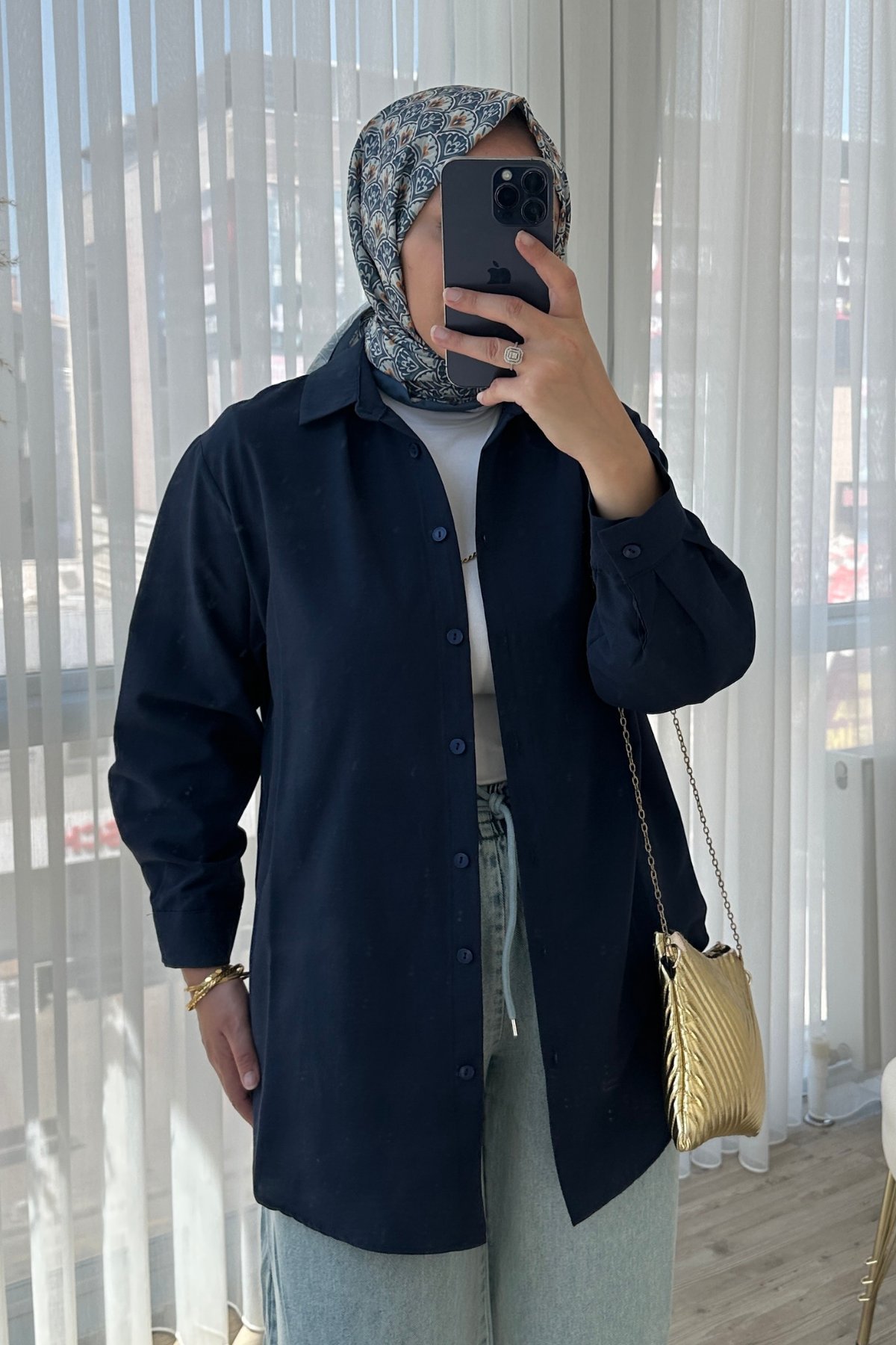 Basic Gömlek - Lacivert