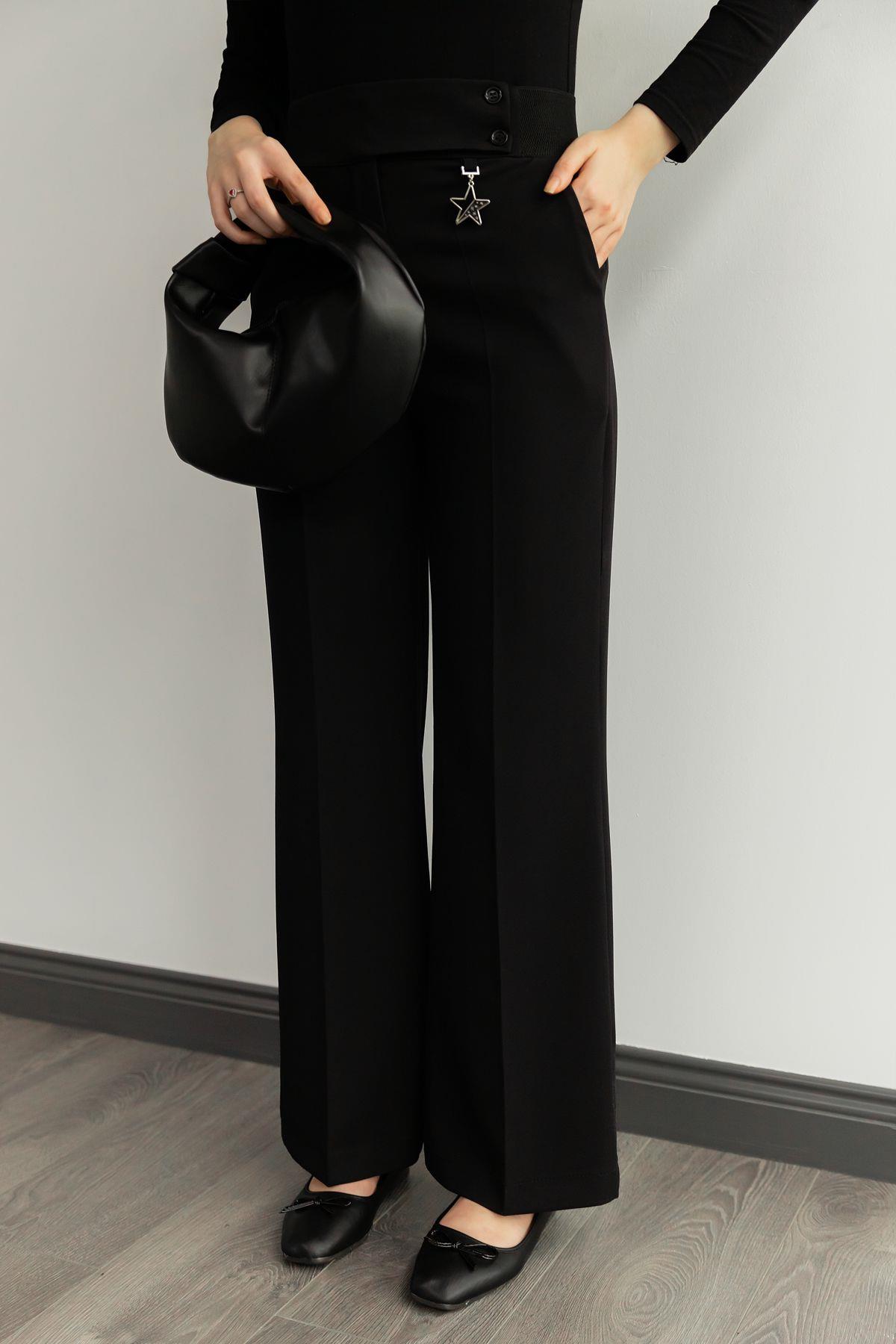 Palazzo Pantolon - Siyah