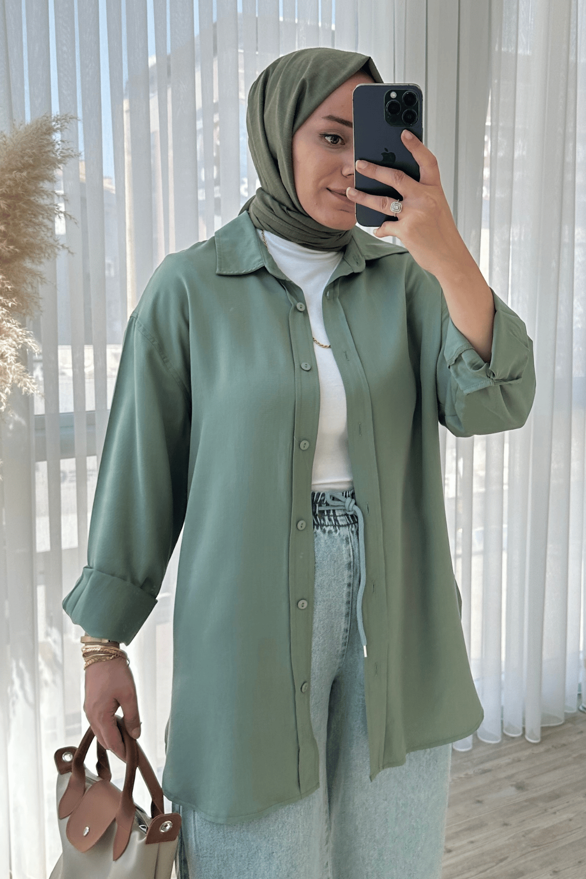 Tunik Gömlek - Haki