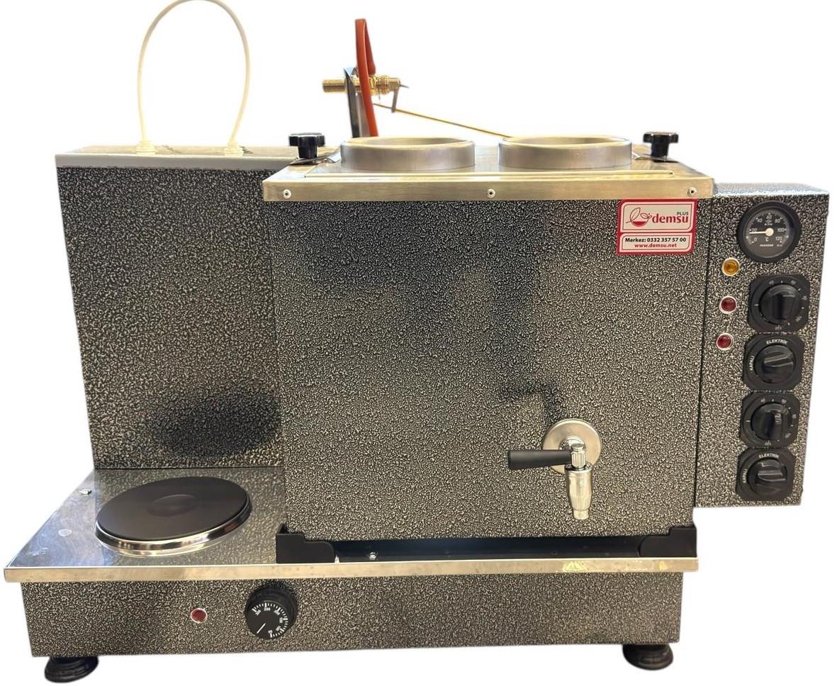 Demsu Plus 2 Demlikli Chromat Elektrikli Full Otomatik Çay Kazanı