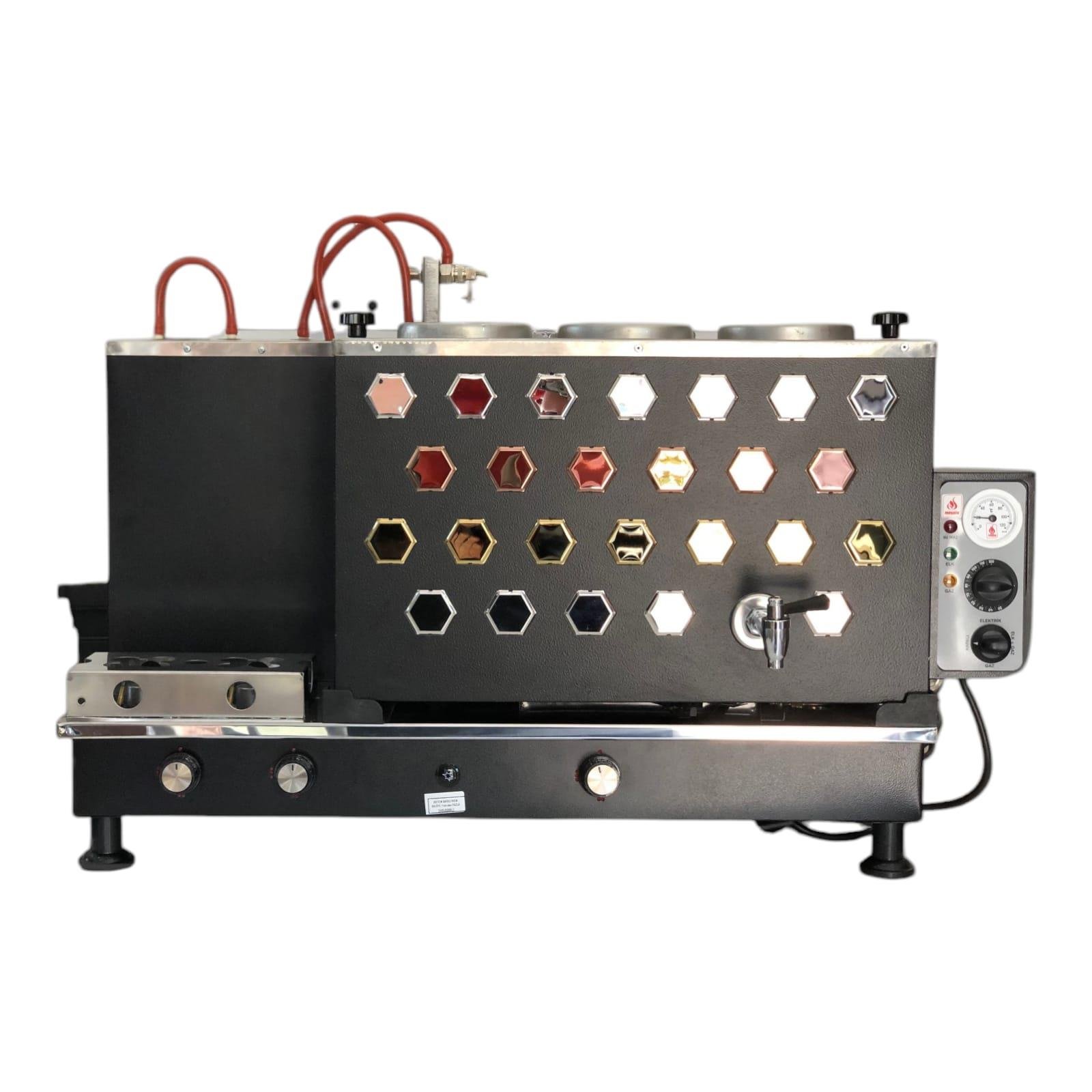 Meşale 3 Demlikli Colour Full Model Full Otomatik Çay Kazanı