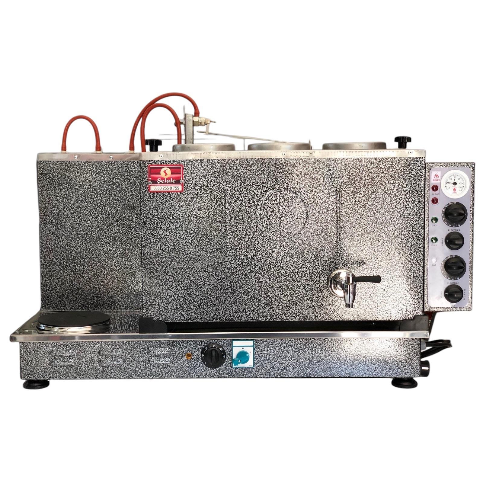 Şelale 3 Demlikli Chromat Şelale Logolu Elektrikli Full Otomatik Çay Kazanı