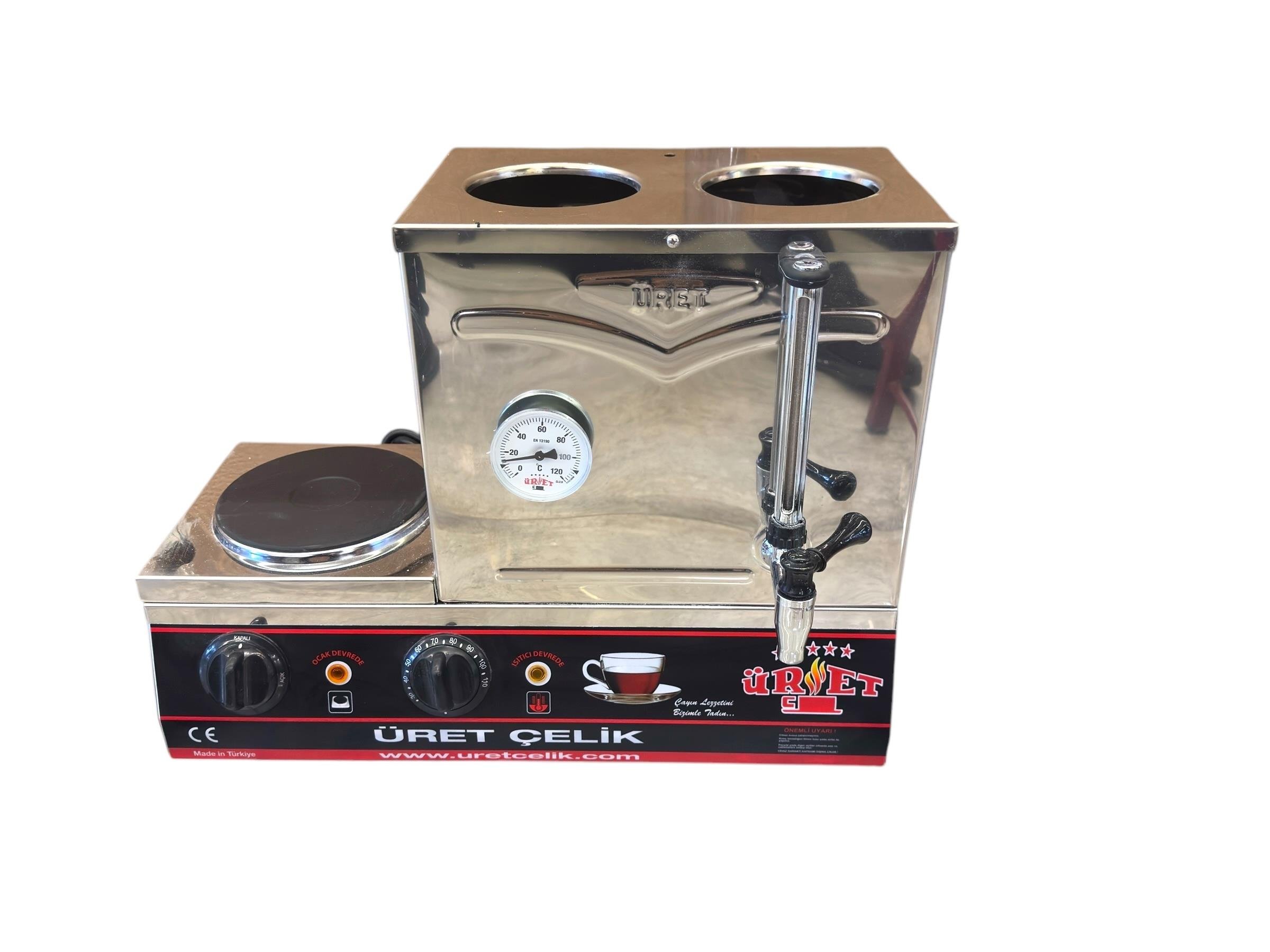 Üret 30 Cm'lik - 15 Litre Pleytli Kahveci Kazanı