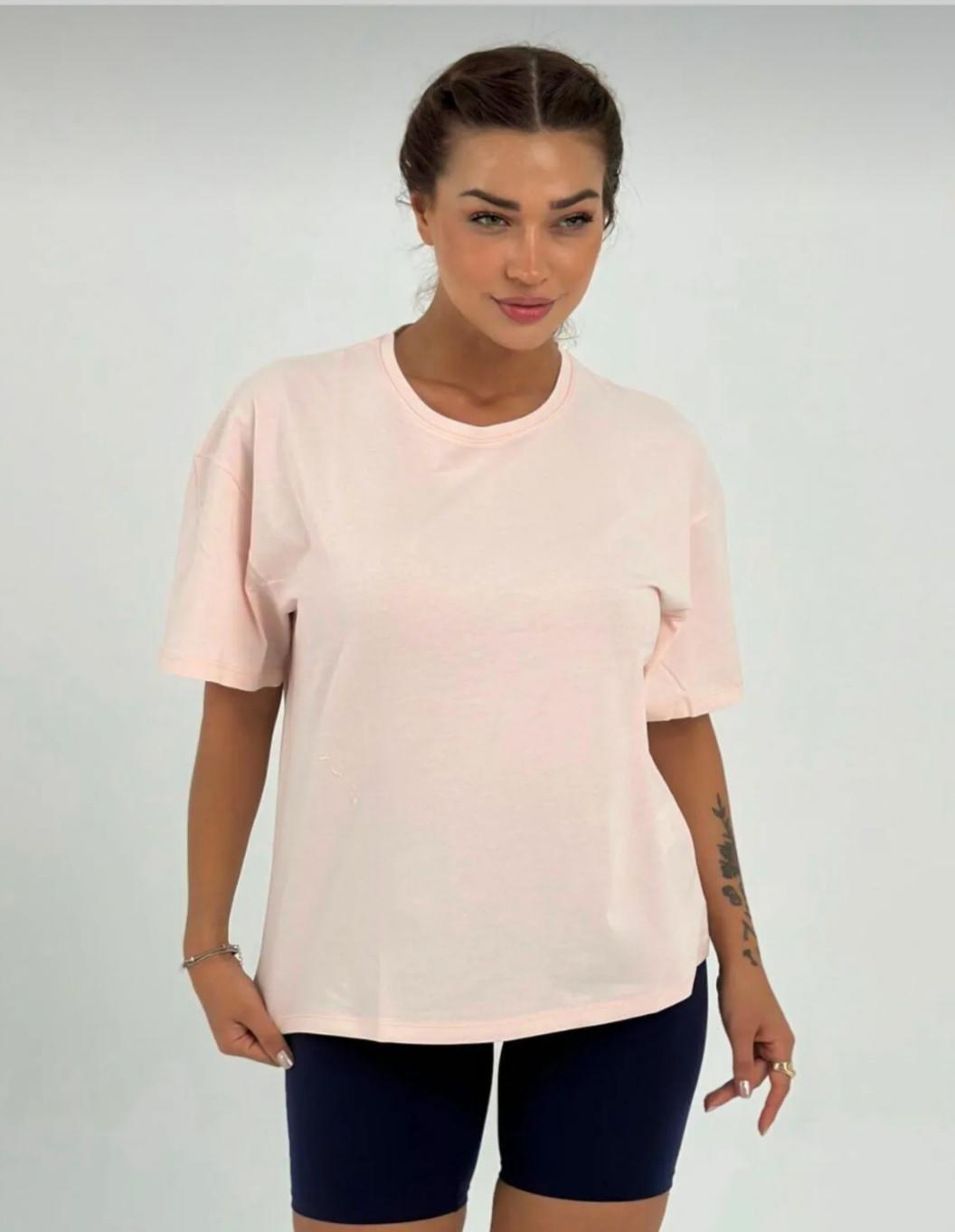 YC56 DÜZ BİSİKLET YAKA TSHIRT