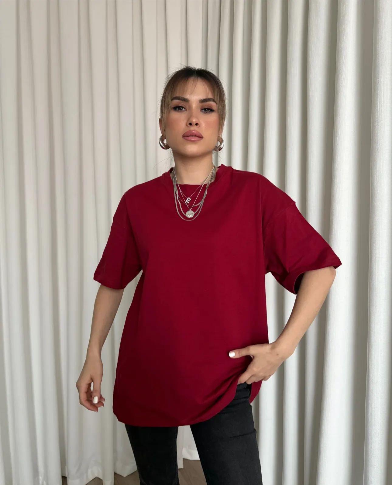 YC56 DÜZ BİSİKLET YAKA TSHIRT