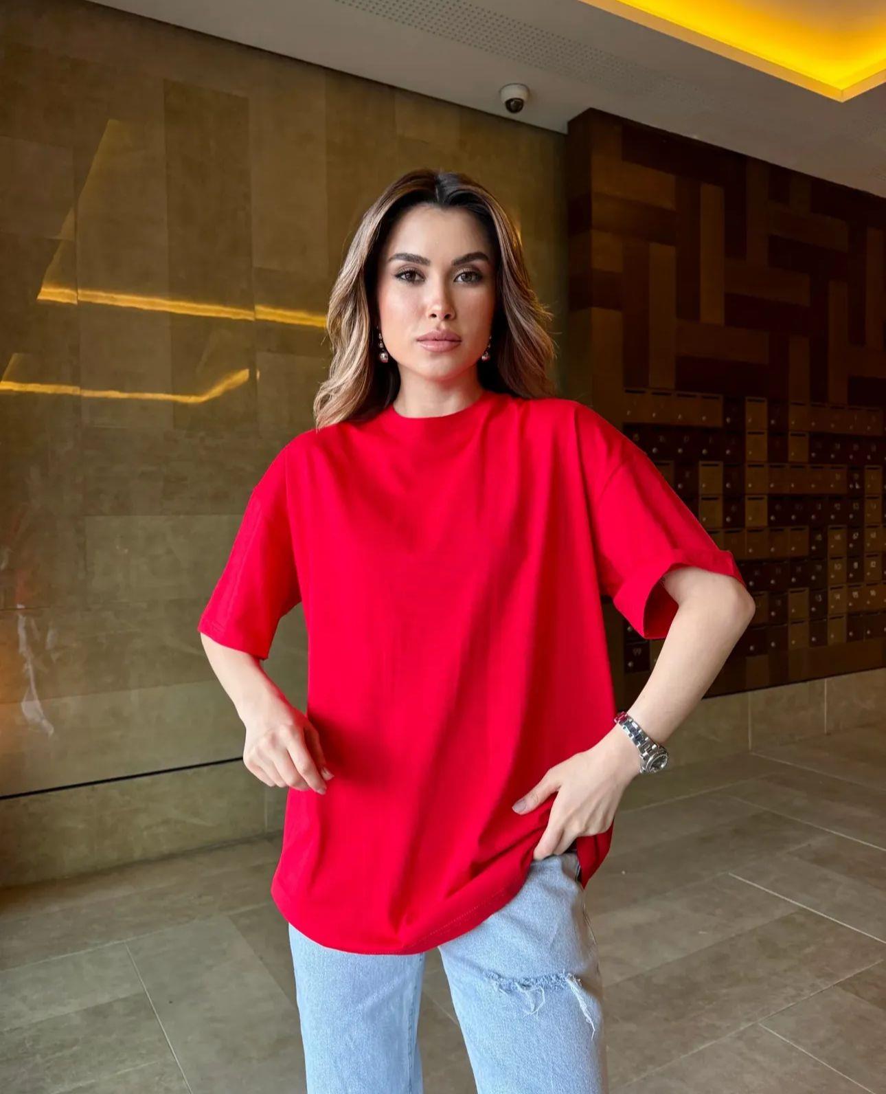 YC56 DÜZ BİSİKLET YAKA TSHIRT