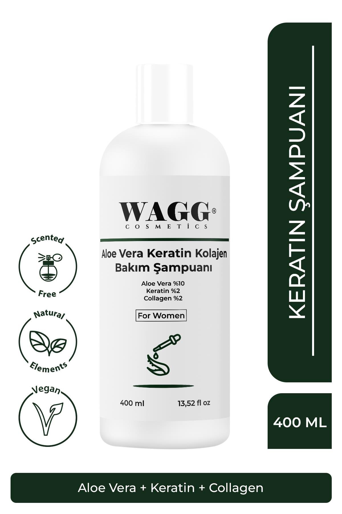 Aloe Vera Keratin Kolajen Bakım Şampuanı 400ML